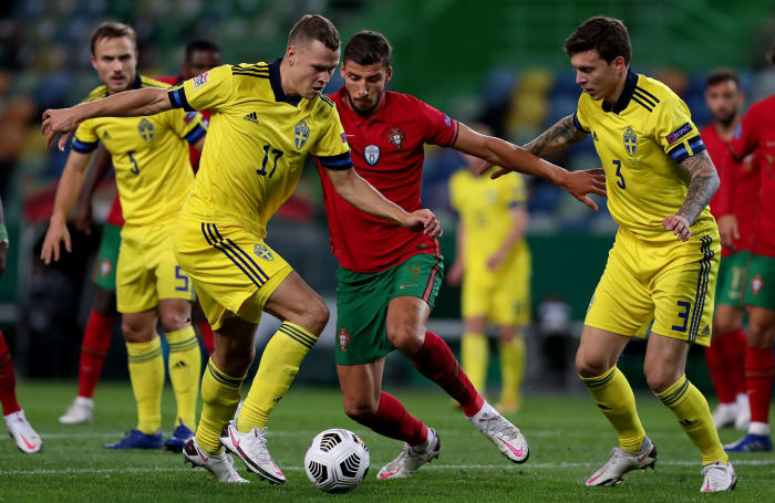 Portugal center back Ruben Dias